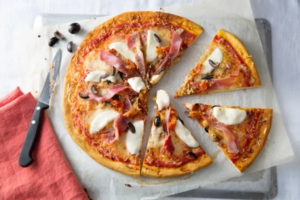 Image recette Pizza à la crème de chèvre