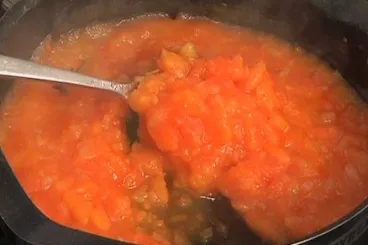 Sauce tomate concassée et estragon