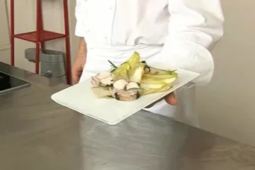 Image recette Râble de lapin aux herbes, effeuillée d'endives