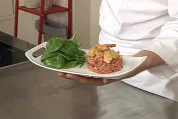 Image recette Tartare de boeuf à l'italienne et rosti de pomme de terre