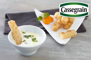 Image recette Beignets de Salsifis Cassegrain, sauce yaourt aux herbes