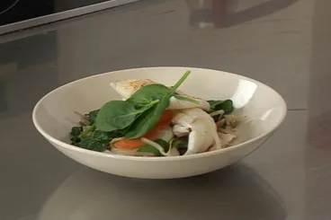 Image recette Wok de calamars au soja et à l'estragon