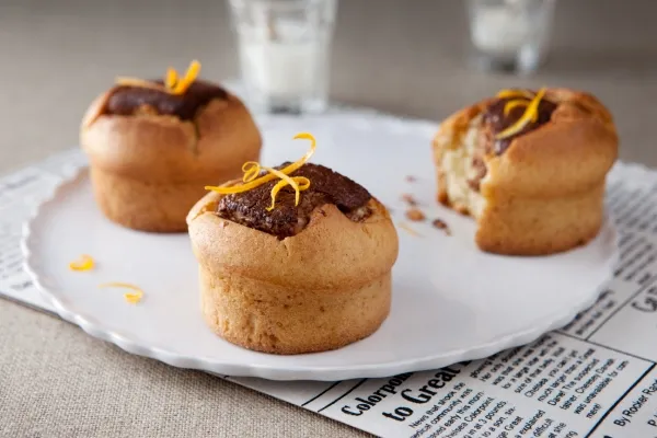 Image recette Muffin à l’orange et au praliné noisette