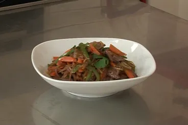 Image recette Wok de boeuf aux légumes