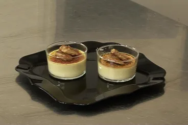 Image recette Crème brûlée au foie gras et sauternes