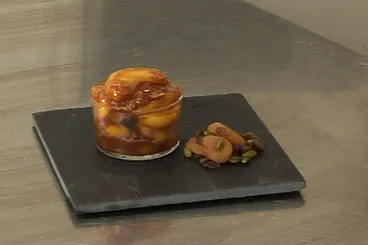 Image recette Pommes caramélisées aux amandes