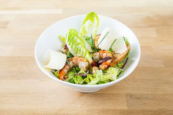 Image recette Salade caesar aux crevettes