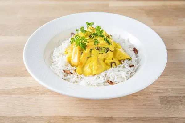 Image recette Curry de volaille et basmati à la cannelle 