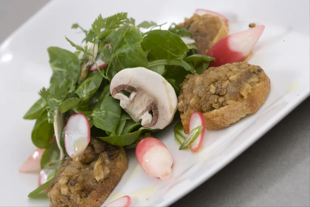 Image recette Salade à 4 feuilles au foie gras