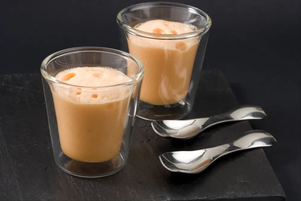 Image recette Siphon, mousse de carottes au lait de coco