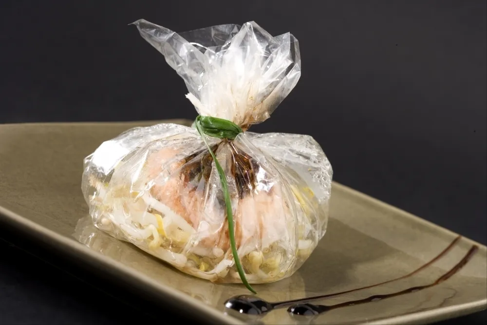 Image recette Papillote de saumon au miel de soja, estragon et soja