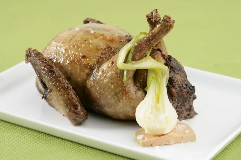 Image recette Pigeon désossé farci au foie gras