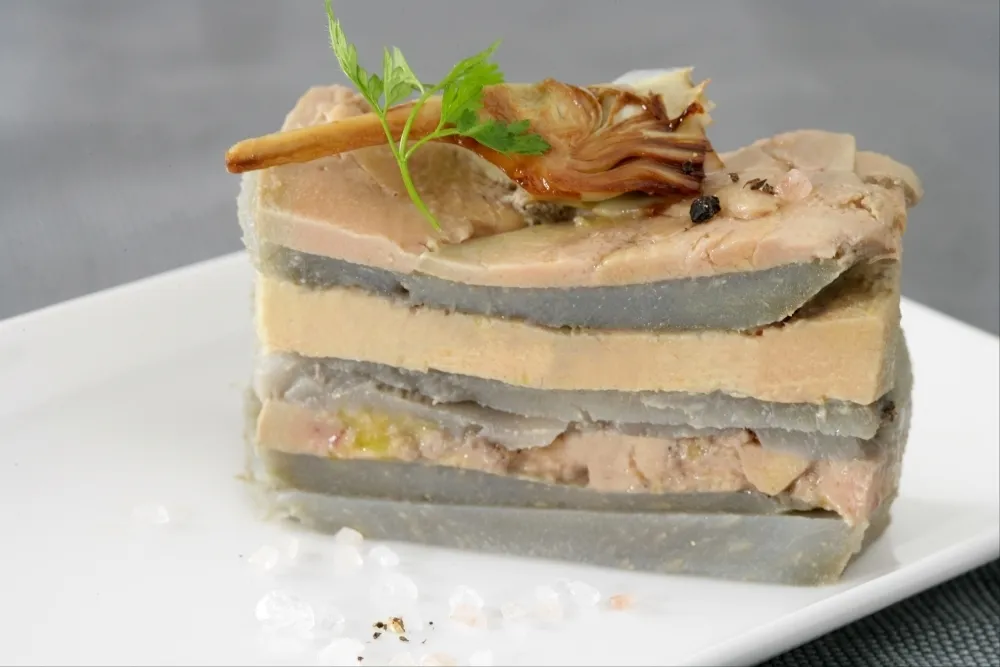 Image recette Mille-feuille de foie gras et artichauts