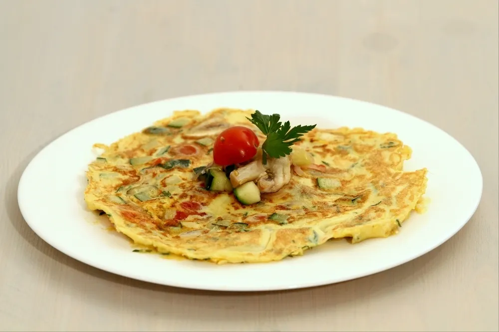 Image recette Omelette à plat aux légumes