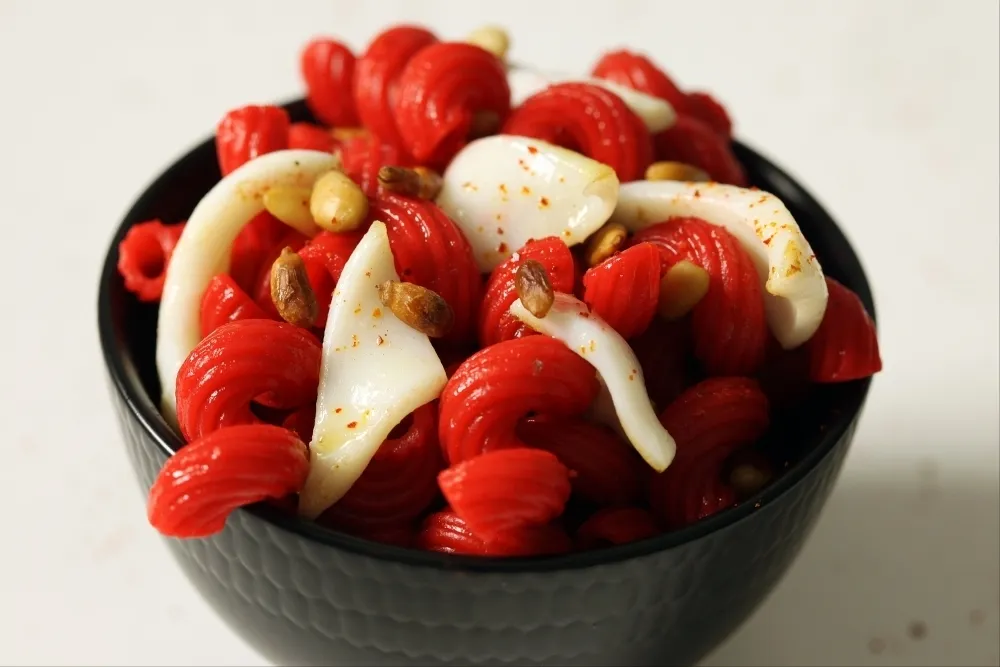 Image recette Cellentani rouges aux calamars