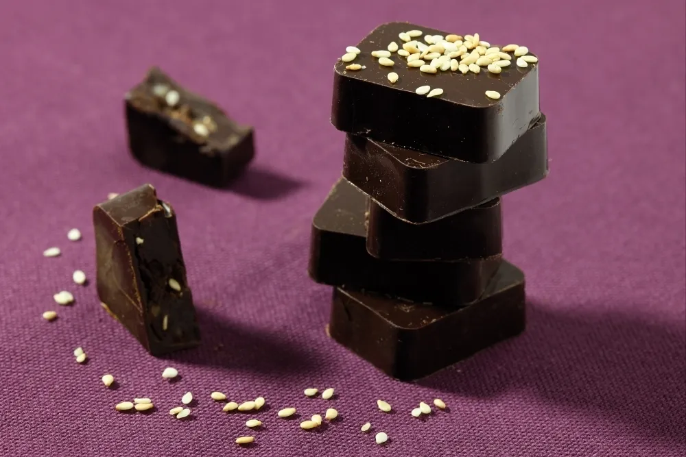 Image recette Bonbon de chocolat au sésame