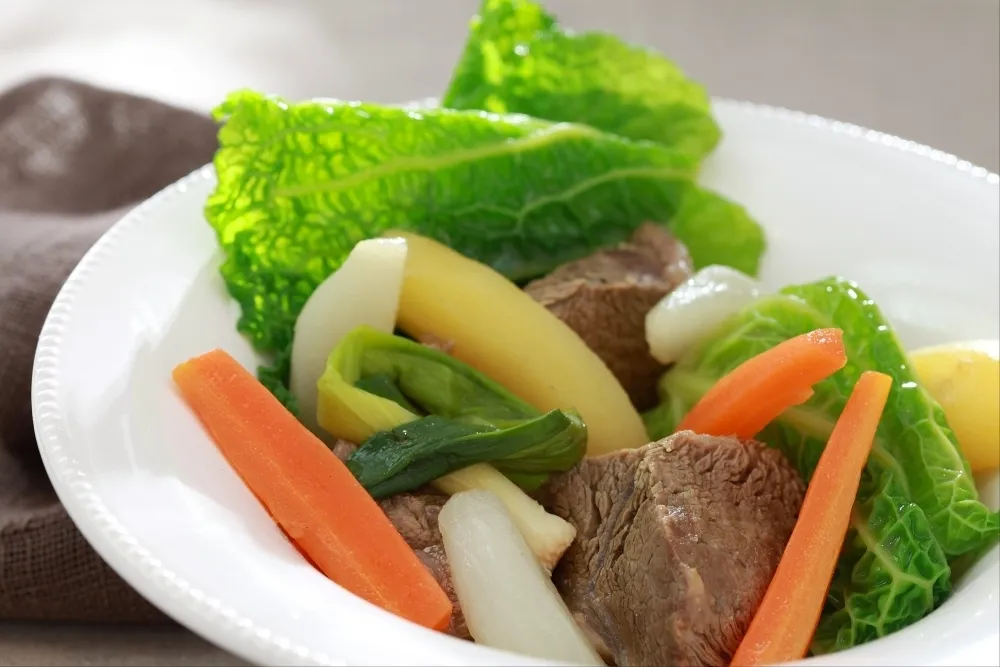 Image recette Paleron de boeuf en pot-au-feu de légumes