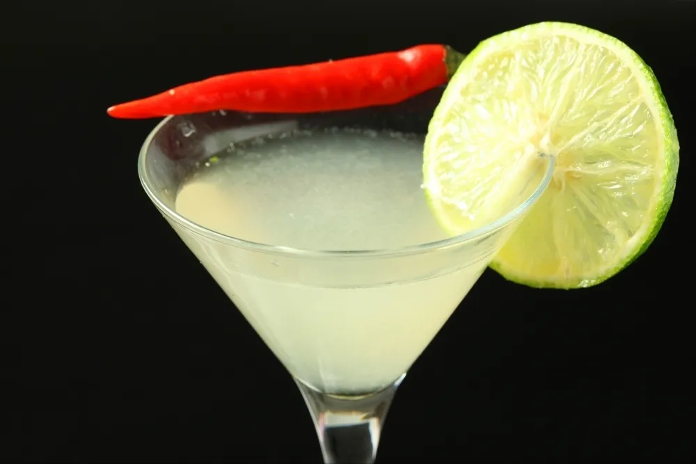 Image recette Cocktail gin et citron vert au piment