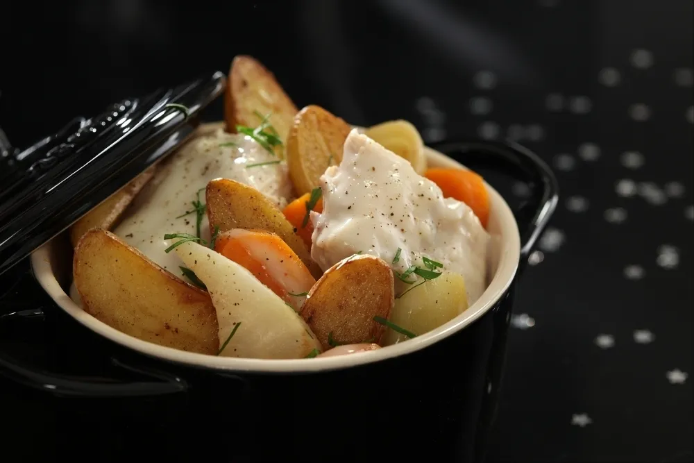 Image recette Blanquette de lapin aux pommes de terre et petits légumes