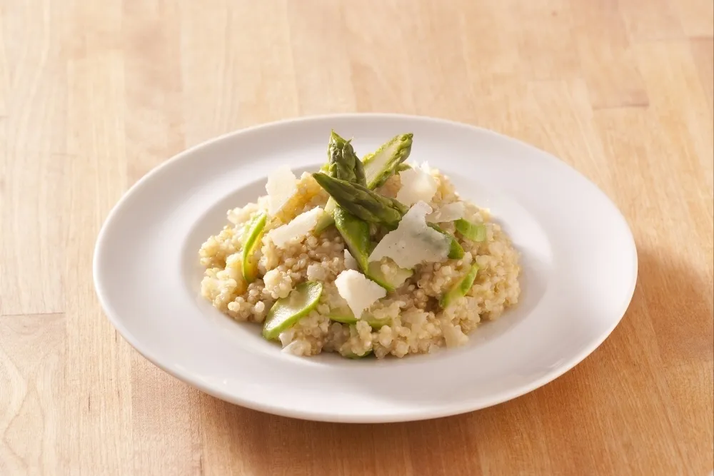 Image recette Risotto de quinoa et asperges vertes