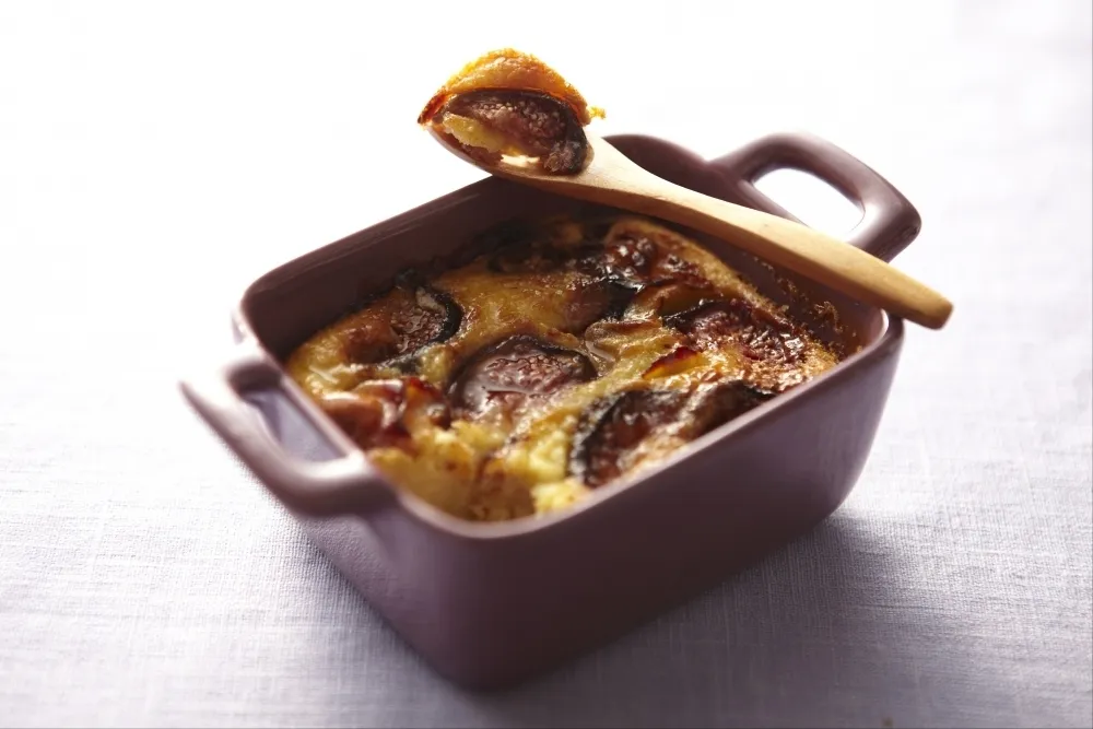Image recette Clafoutis de figues et bacon