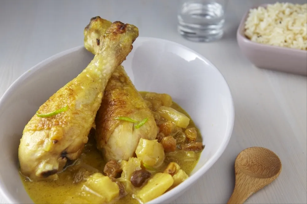 Curry de pilons de poulet, coco