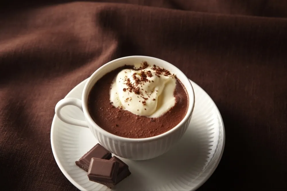 Chocolat chaud façon tiramisu