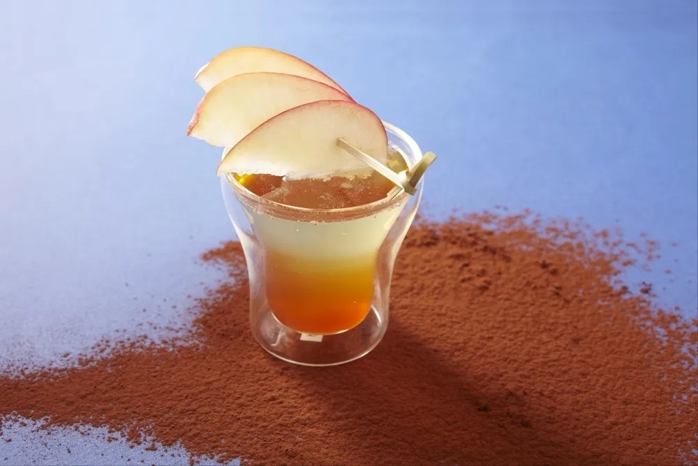 Image recette Apple shot au cacao