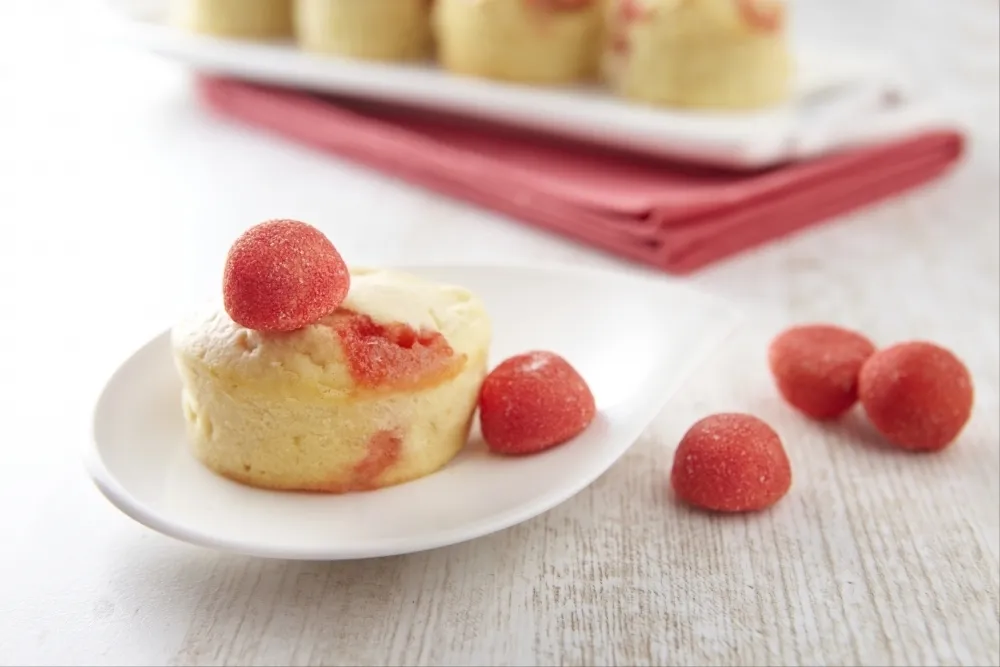Muffins fraises Tagada