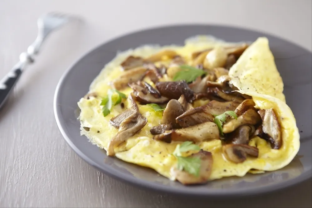 Image recette Omelette aux champignons