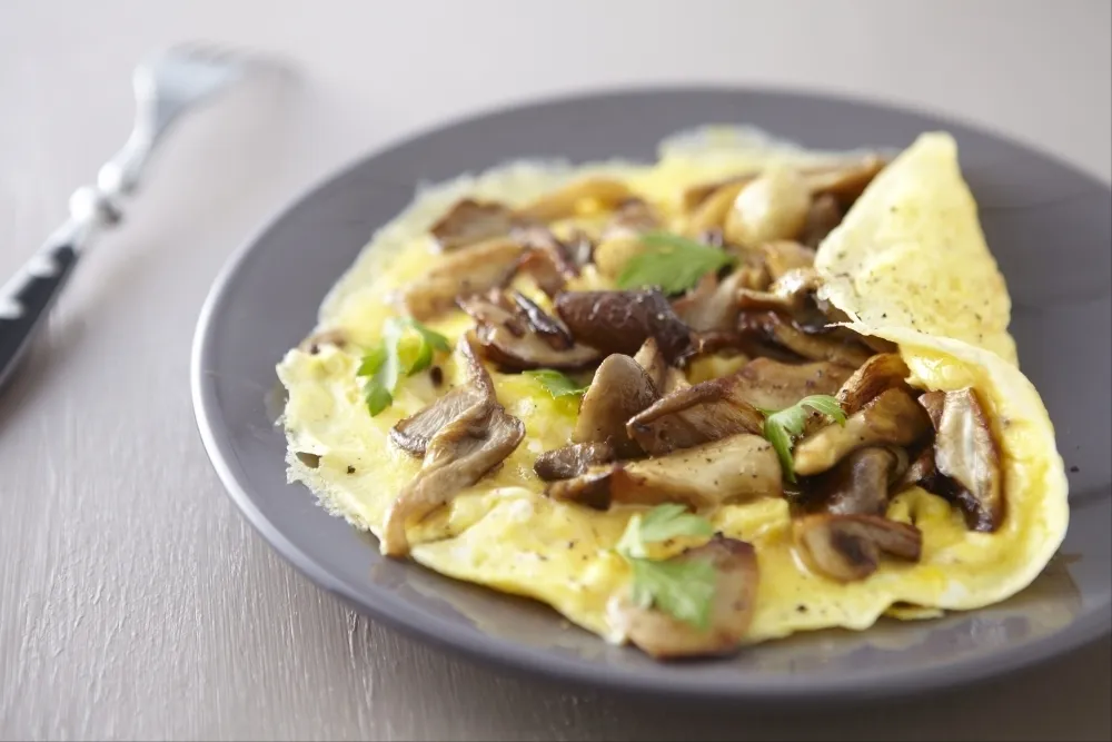 omelette champignons