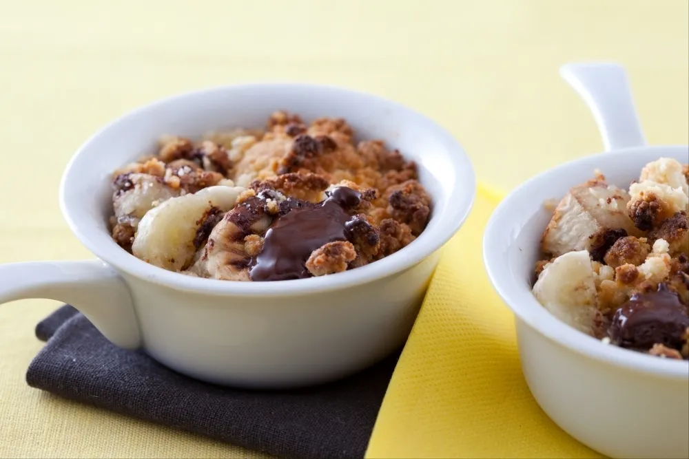 Image recette Crumble banane-chocolat