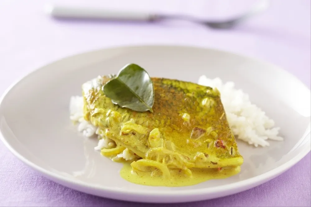 Image recette Filet de bar et curry de coco