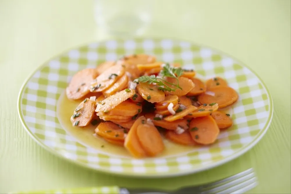 Salade de carottes au jus d'orange et cumin