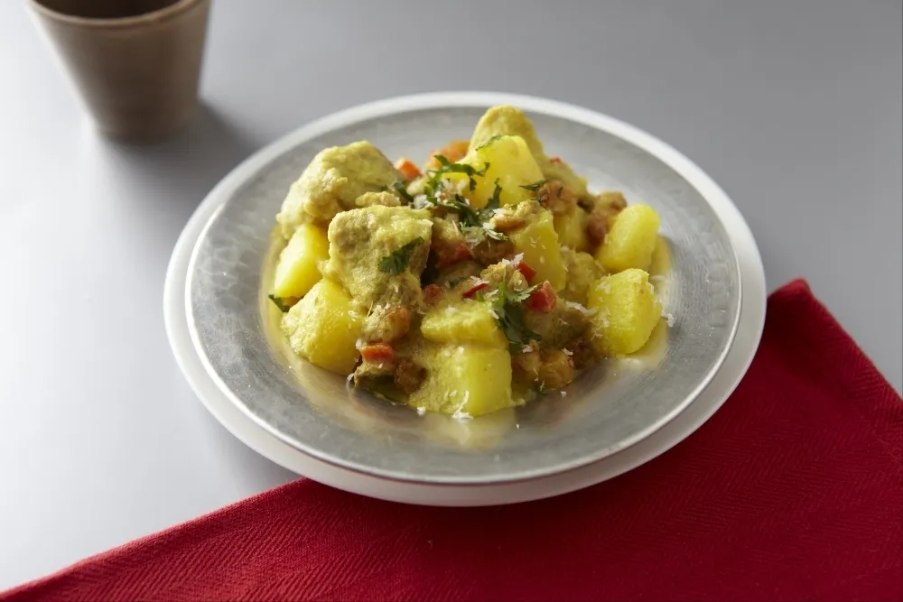 Image recette Curry de porc et légumes au lait de coco