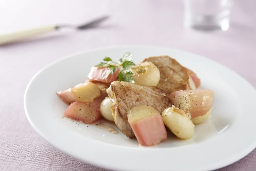 Image recette Filet mignon de porc à la rhubarbe