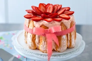 Image recette Charlotte aux fraises