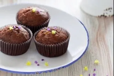 Image recette Mini moelleux au chocolat et aux flocons d'avoine.