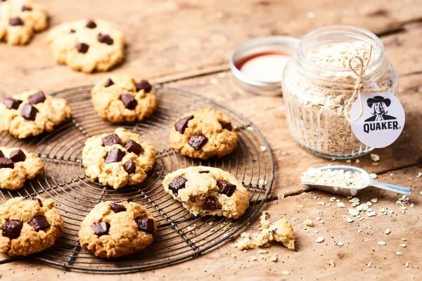 Image recette Cookies à l'avoine et aux pépites de chocolat