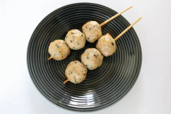 Recette boulettes-de-poulet-a-la-japonaise