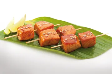 Image recette Brochette de saumon teriyaki