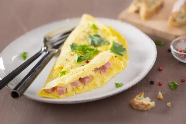 Image recette Omelette jambon-emmental 