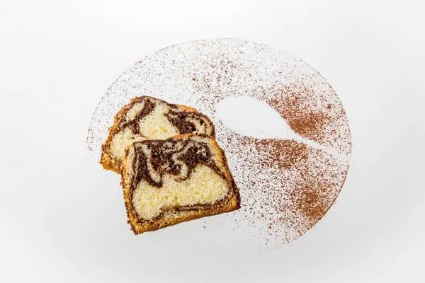 Image recette Cake marbré chocolat-fruits de la passion