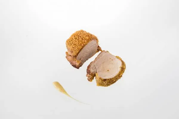 Image recette Filet mignon de porc basse température, croûte de moutarde
