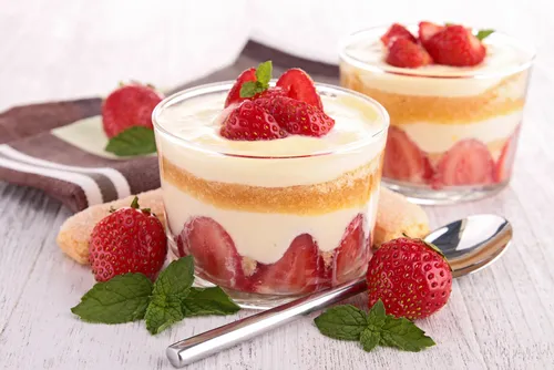 Image recette Tiramisu aux fraises 