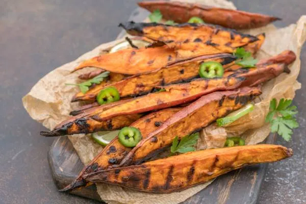 Recette patate-douce-grillee