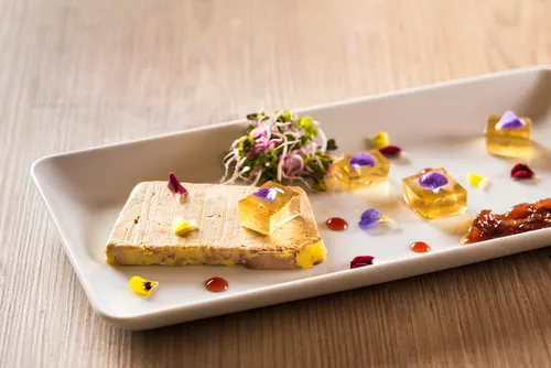 Image recette Terrine de foie-gras, vanille et rhum