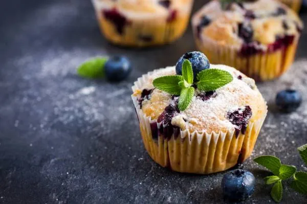 Image recette Muffin aux myrtilles et fève tonka