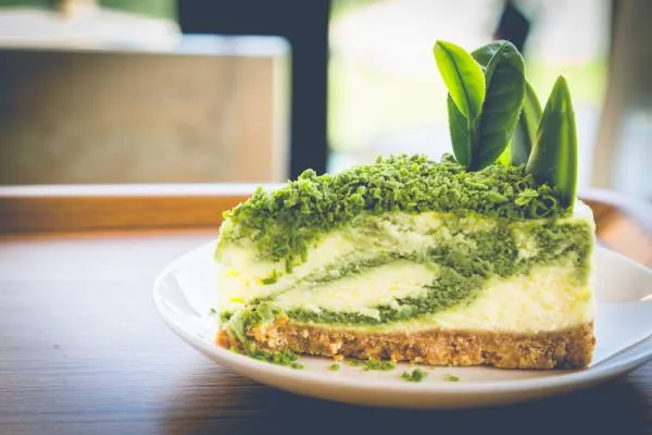 Image recette Cheesecake minute au thé vert matcha et huile d'olive Kalios