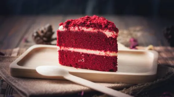 Image recette Le Red velvet cake, délicieux gâteau à étages Américain